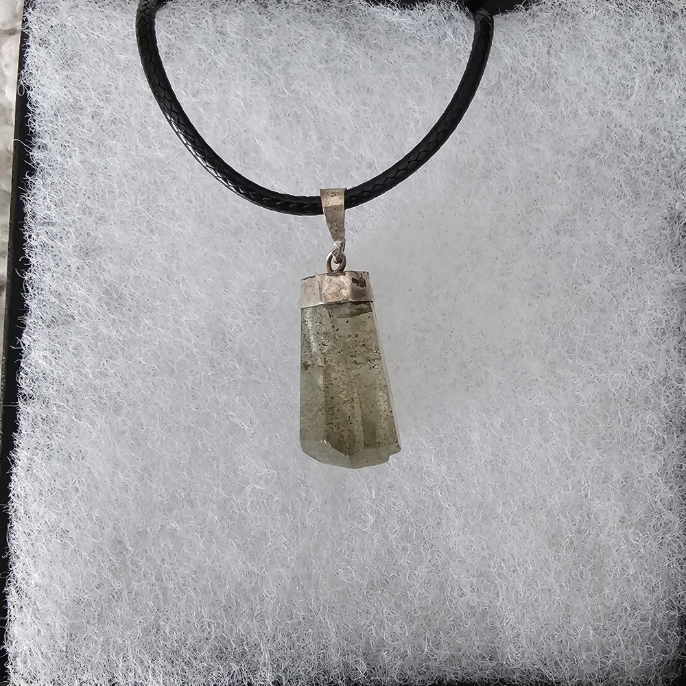 Smokey Topaz Crystal Pendant Necklace